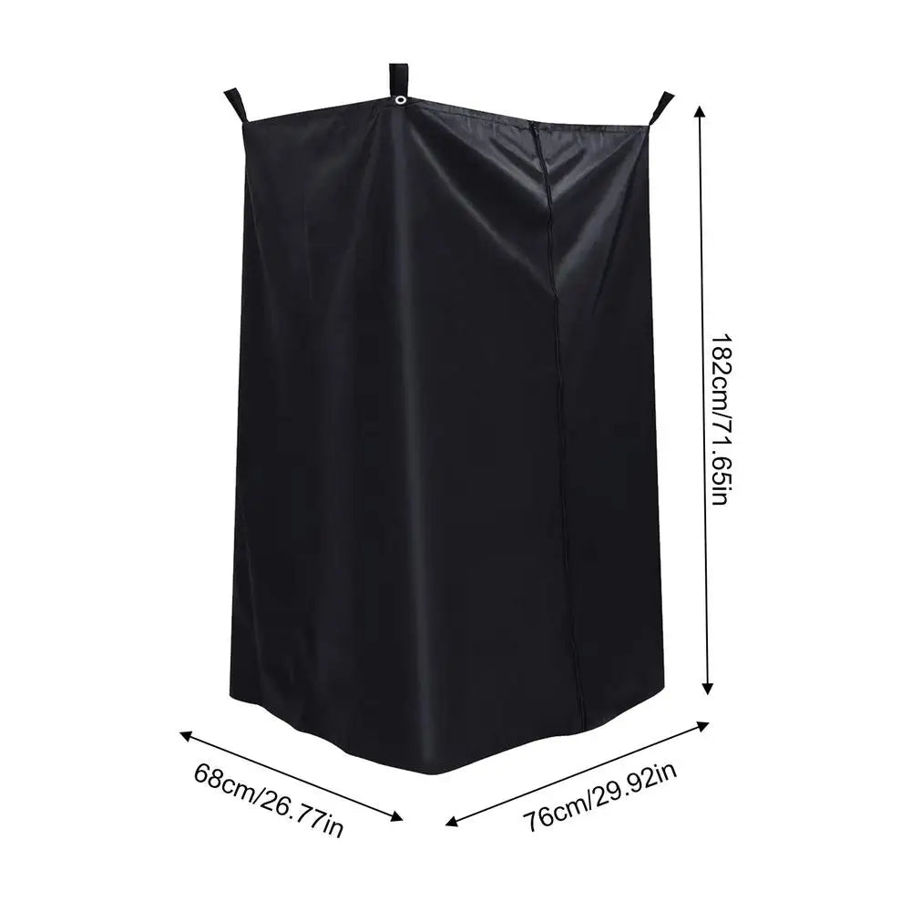 Portable Pop-Up Changing Room Tent for Camping & RV Travel Pop-Up Privacy Tent Axl Black No Support