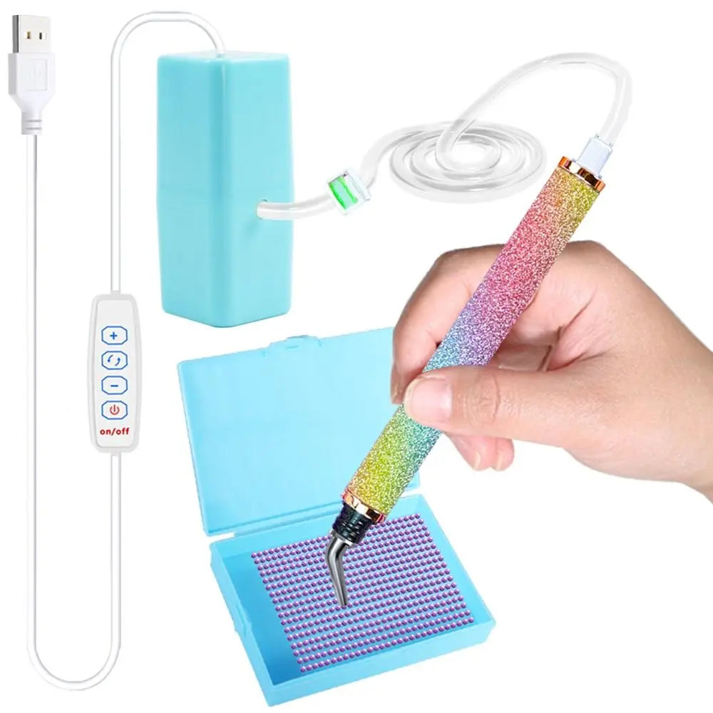Electric Vacuum Diamond Painting Pen Kit – USB Suction Tool Diamond Painting Tool Axl