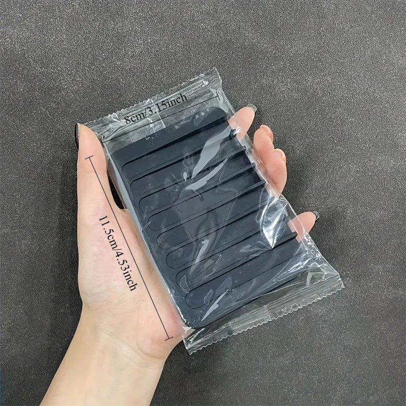 Silicone Soap Dish No Drill – Draining Non-Slip Soap Holder Soap Dish Axl
