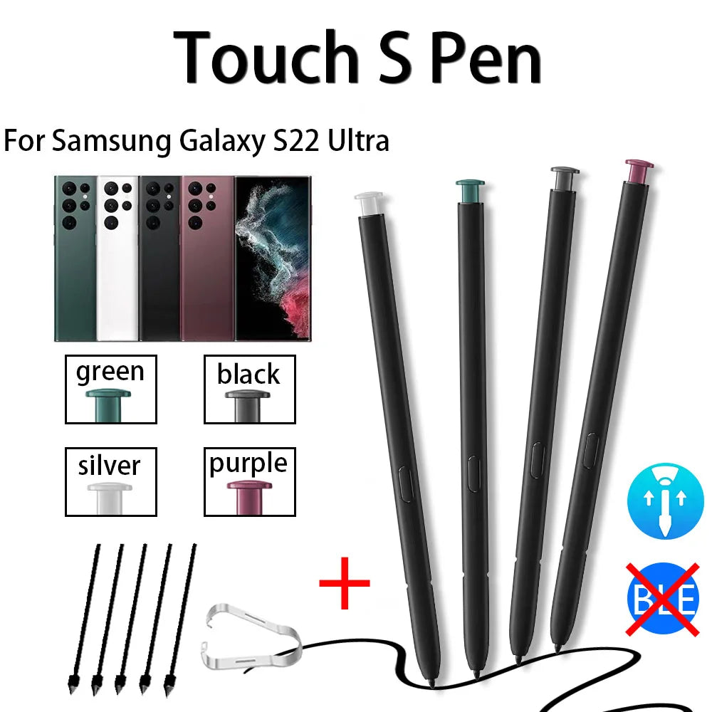 Samsung Galaxy S22 Ultra Replacement S Pen + 5 Tips Replacement Stylus Pen Axl
