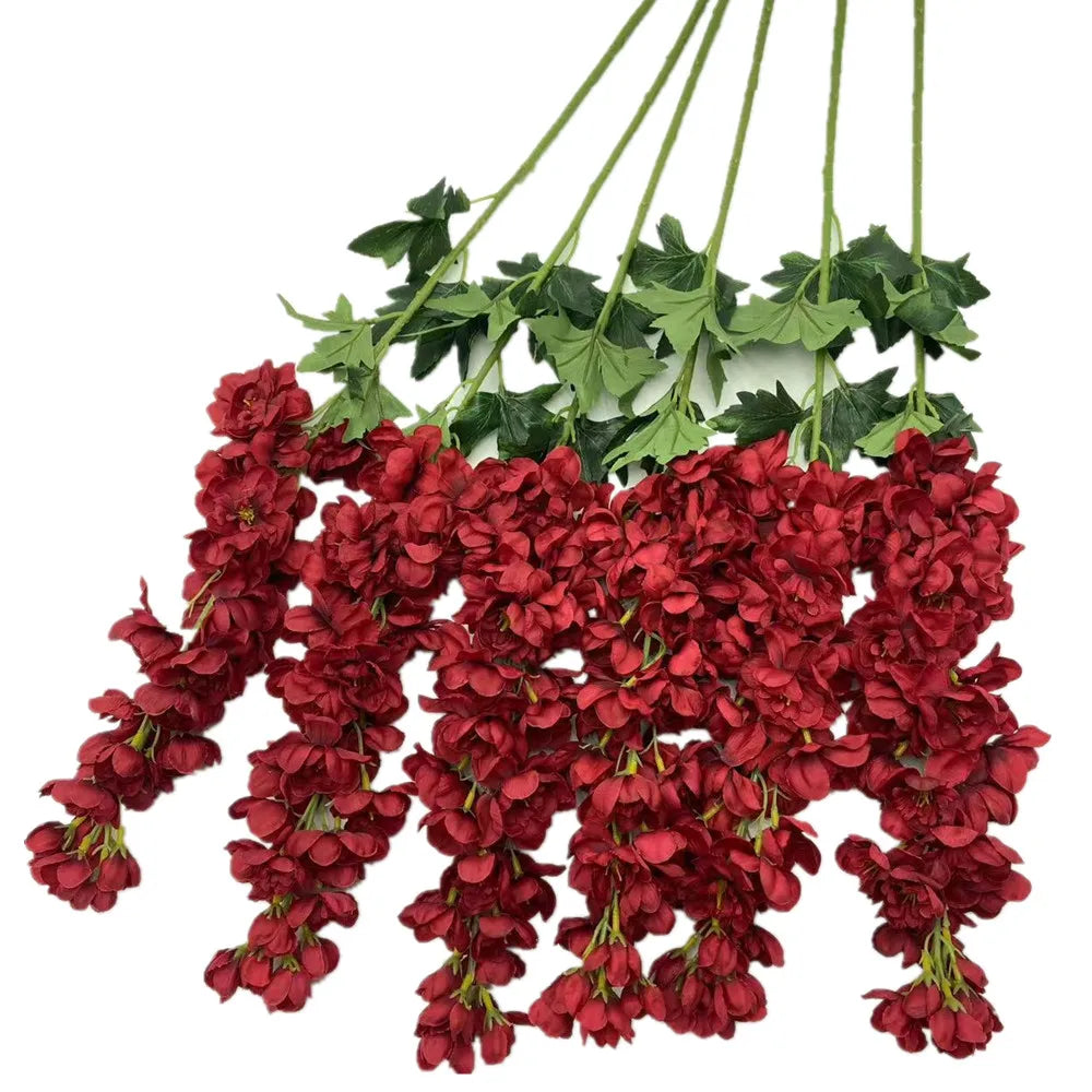 Artificial Delphinium Branch 100cm – Silk Larkspur Flower Stem Artificial Flower Branch Axl