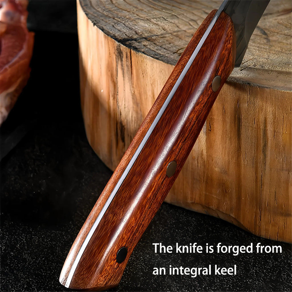 Handmade Forged Boning Knife with Wooden Handle | Kitchen Knife Boning Kitchen Knife Axl