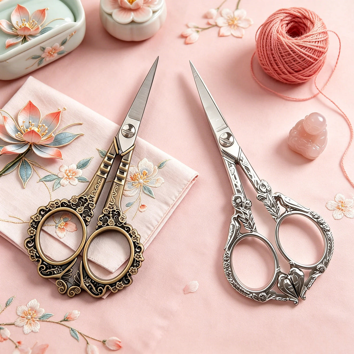 Mini Tailor Scissors – Stainless Steel Embroidery Shears 1-2 Pack Embroidery Scissors Axl Scissors-2PCS