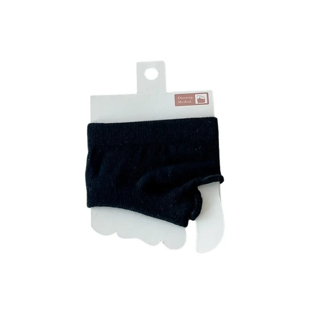 Soft Cotton Forefoot Toe Socks – Invisible Half Foot Hosiery Forefoot Toe Socks Axl Black One Size