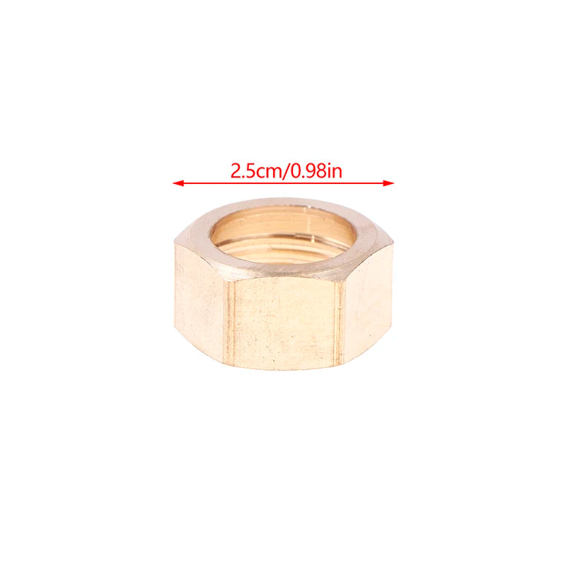 Shower Hose Nut Connector – Zinc Alloy Water Inlet Pipe Cap Shower Hose Connector Axl A2