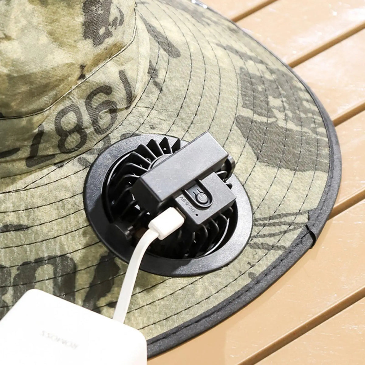 Solar Powered Fan Hat – 4-Head Wide Brim Sun Cap Outdoor Solar Fan Hat Axl