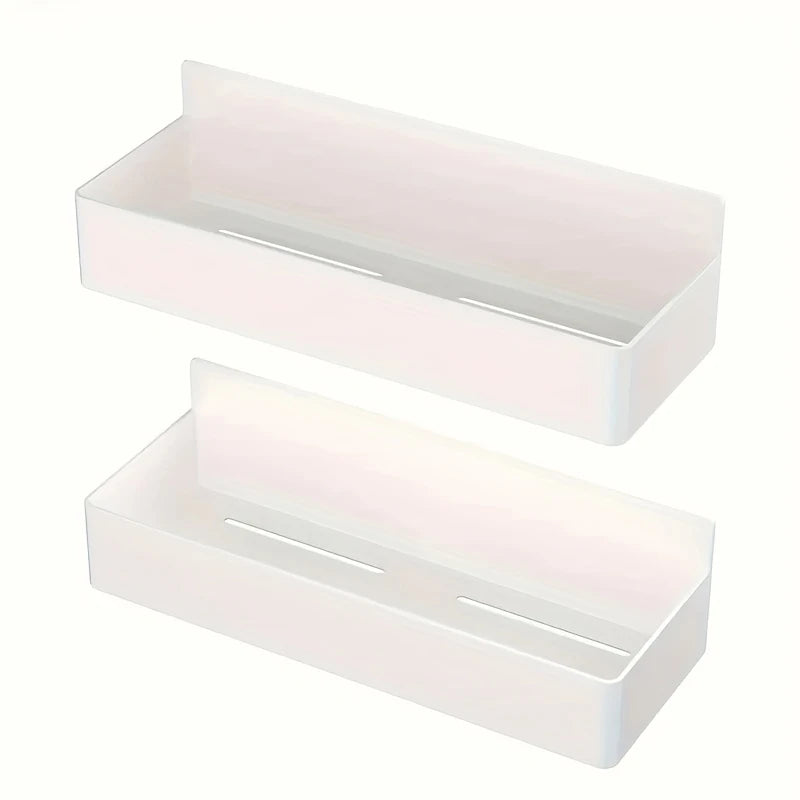 Magnetic Fridge Baskets Set of 2 – Kitchen Storage Rack Magnetic Storage Basket Axl White - 2pcs
