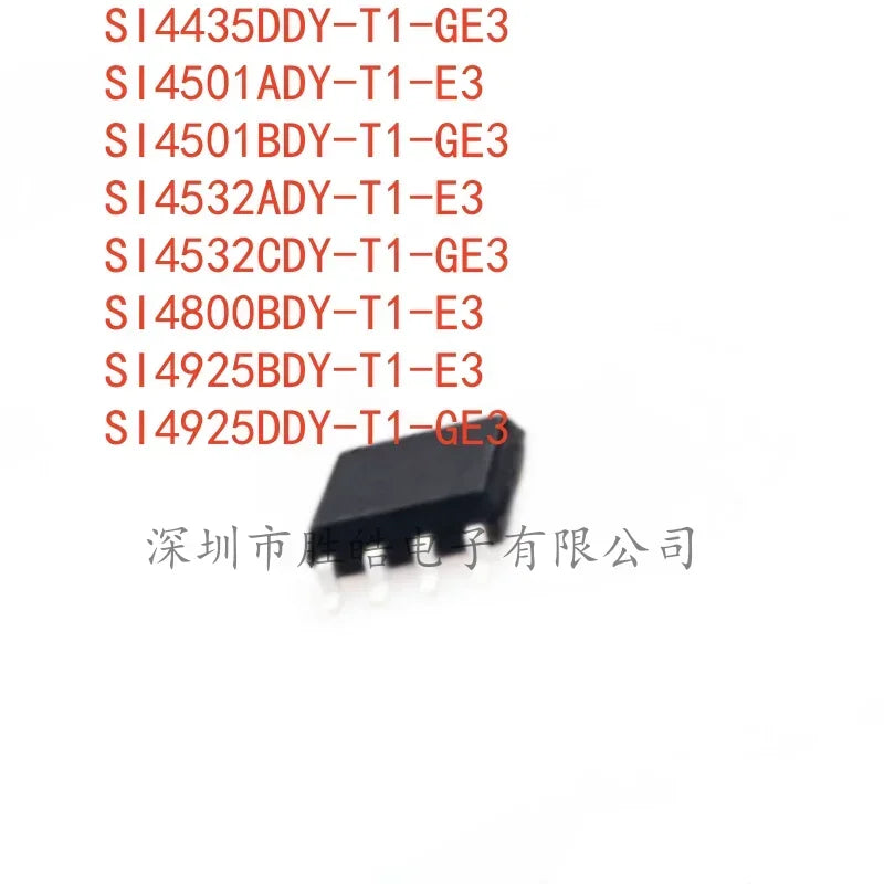 5PCS NioCen MOSFET IC Chips SI4435DDY 4501ADY 4532ADY 4925BDY MOSFET IC Chip Axl SI4925BDY-T1-E3