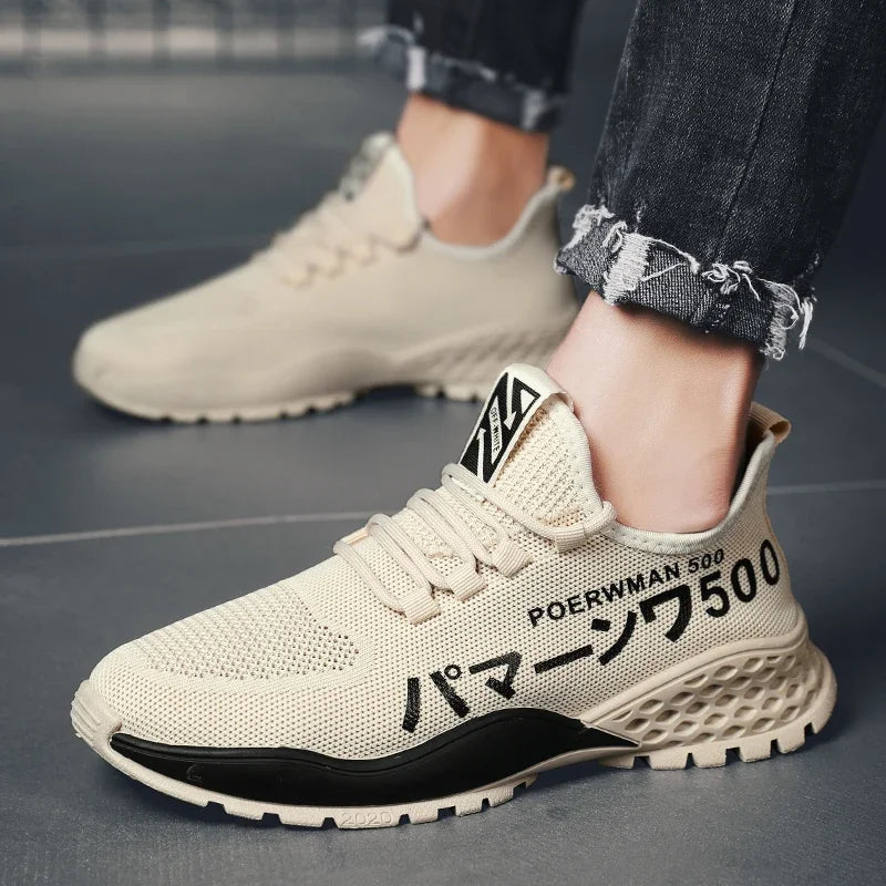 Men's Breathable Mesh Vulcanized Sneakers | Casual Trainers Men's Sneakers Axl
