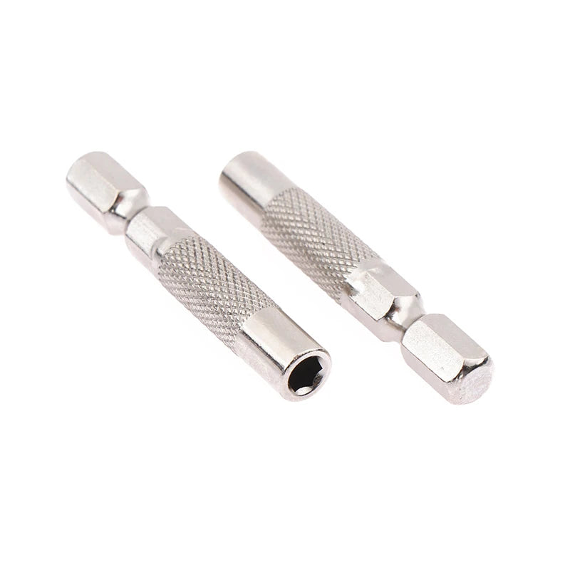2-Pack 6.35mm to 4mm Hex Shank Bit Adapter – Magnetic Holder Bit Adapter Set Axl