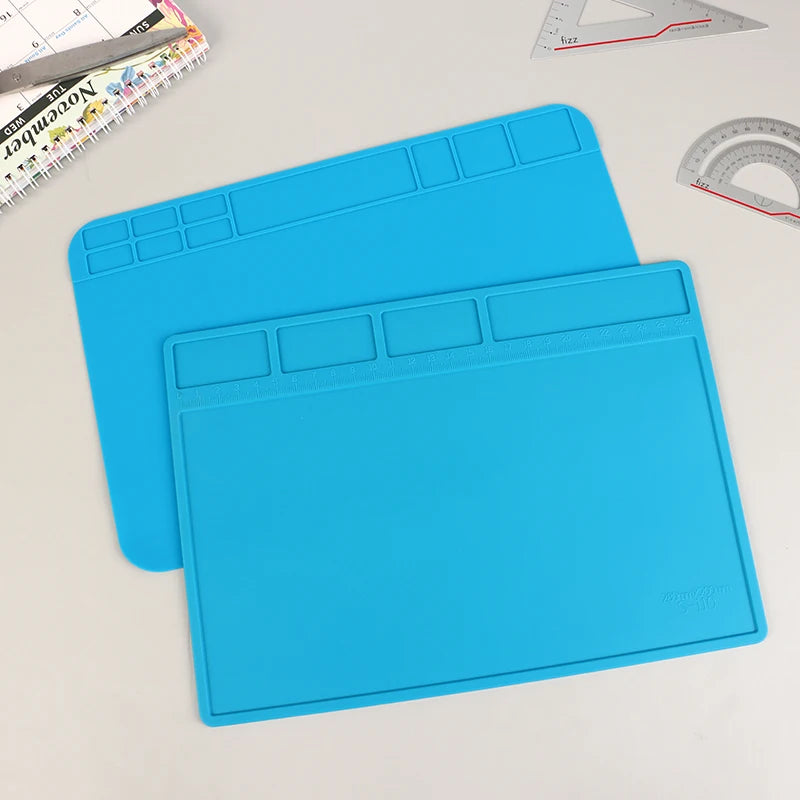 ESD Silicone Soldering Mat – Heat-Resistant Repair Work Pad Soldering Work Mat Axl