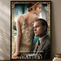 Great Gatsby HD PVC Self-Stick Wall Art Poster – Waterproof Wall Art Poster Axl White03 30X40cmNoframe
