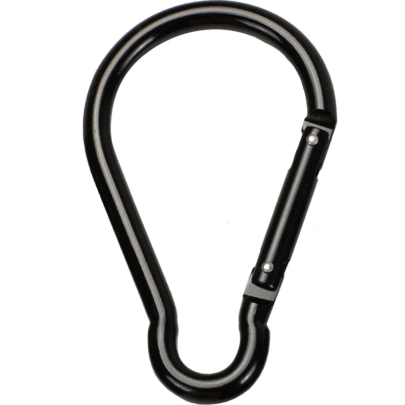 Heavy Duty Aluminum Carabiner Spring Hook Clip – 55lb Carabiner Clip Axl