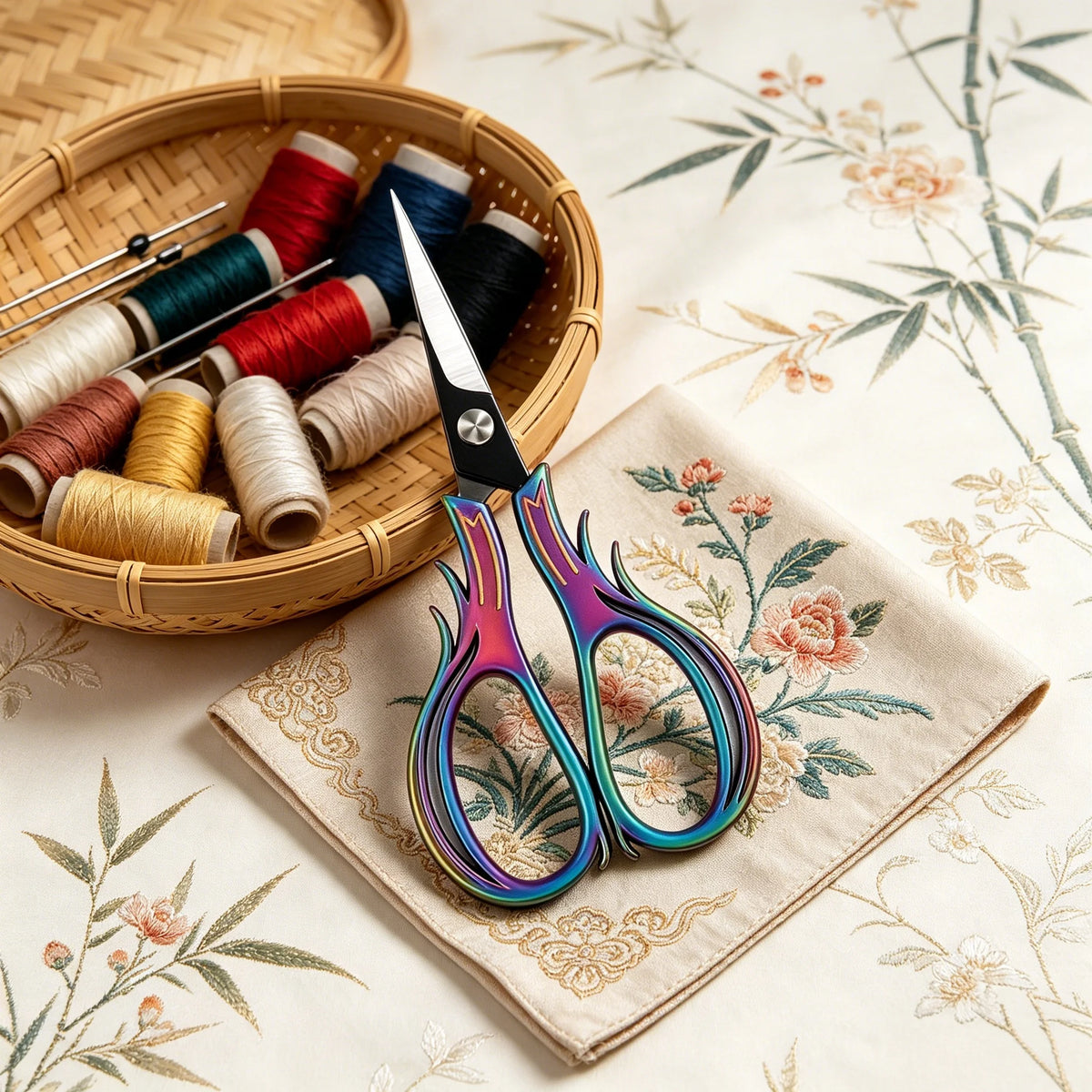 Premium Handmade Embroidery & Tailor Scissors – Stainless Steel Embroidery Scissors Set Axl Scissors-B