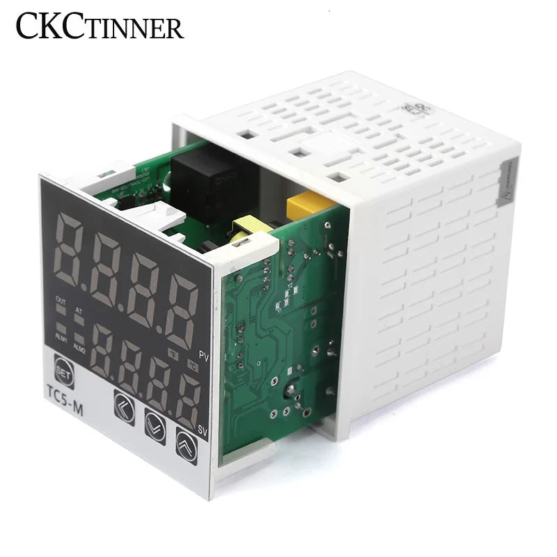PID Temperature Controller K-Type Timer Relay Buzzer AC100–220V PID Temperature Controller Axl