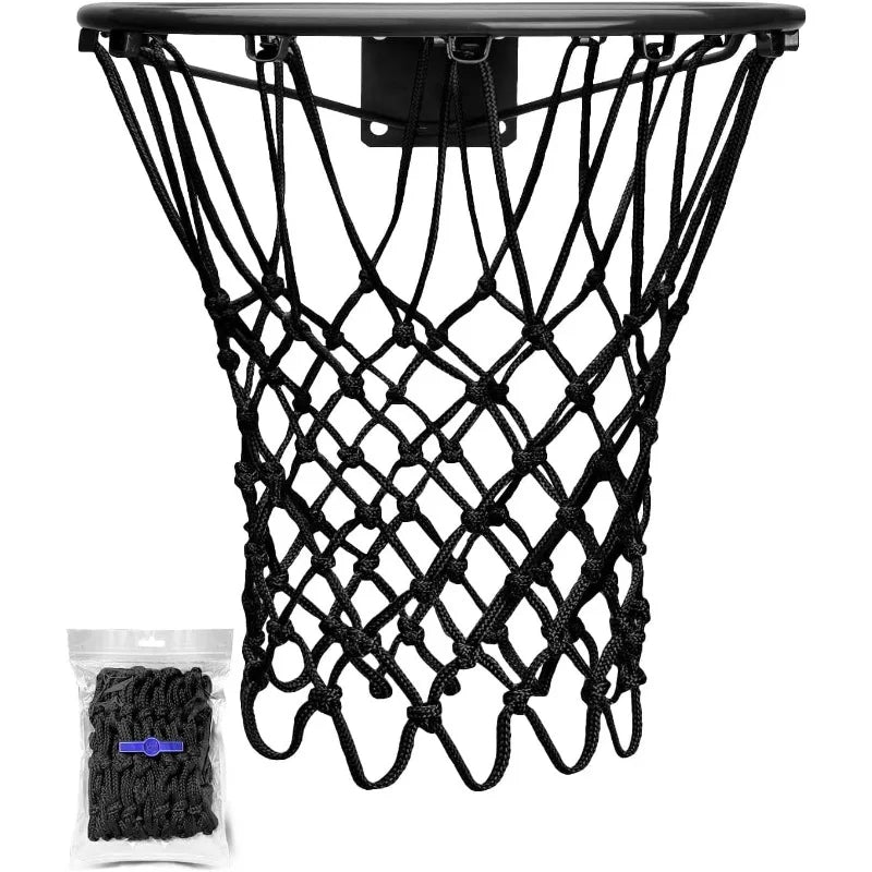 Professional Black Basketball Net Replacement – Indoor & Outdoor Basketball Net Axl Black