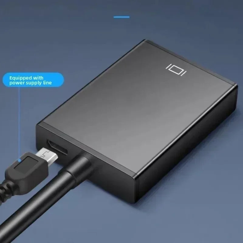 VGA to HDMI Adapter Cable with Audio – Full HD 1080p VGA HDMI Adapter Axl