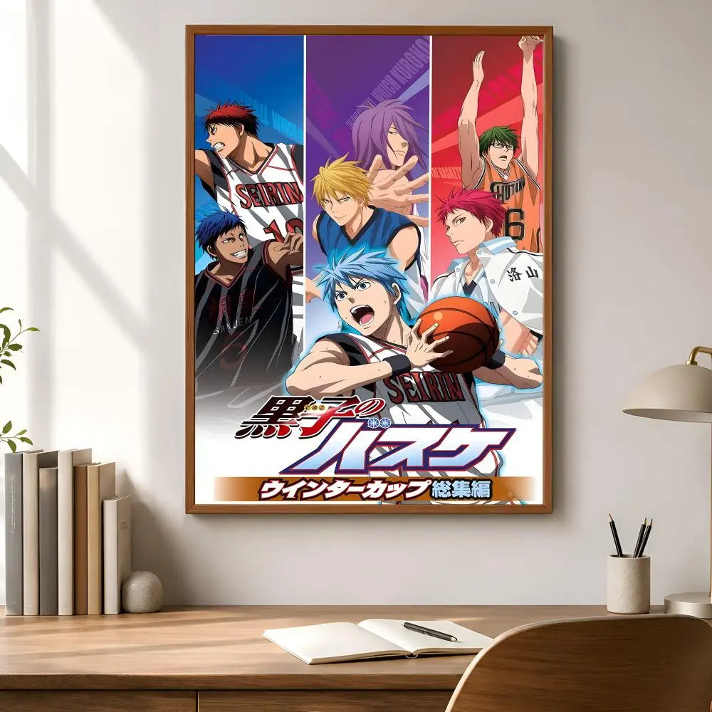 Kuroko no Basket HD Waterproof PVC Poster Stickers Anime Wall Sticker Axl
