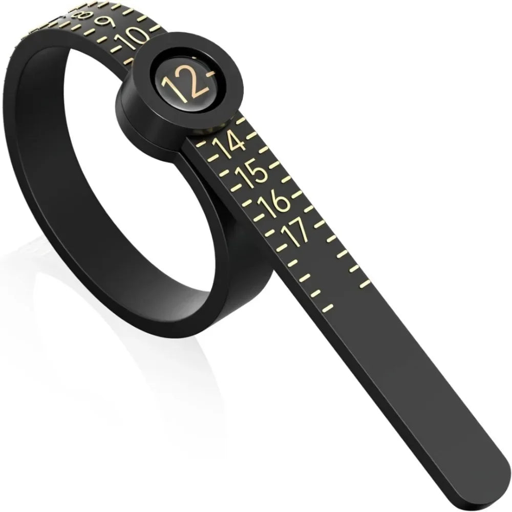 Ring Sizer Tool with Magnifying Glass – US Sizes 1–17 Ring Sizer Tool Axl
