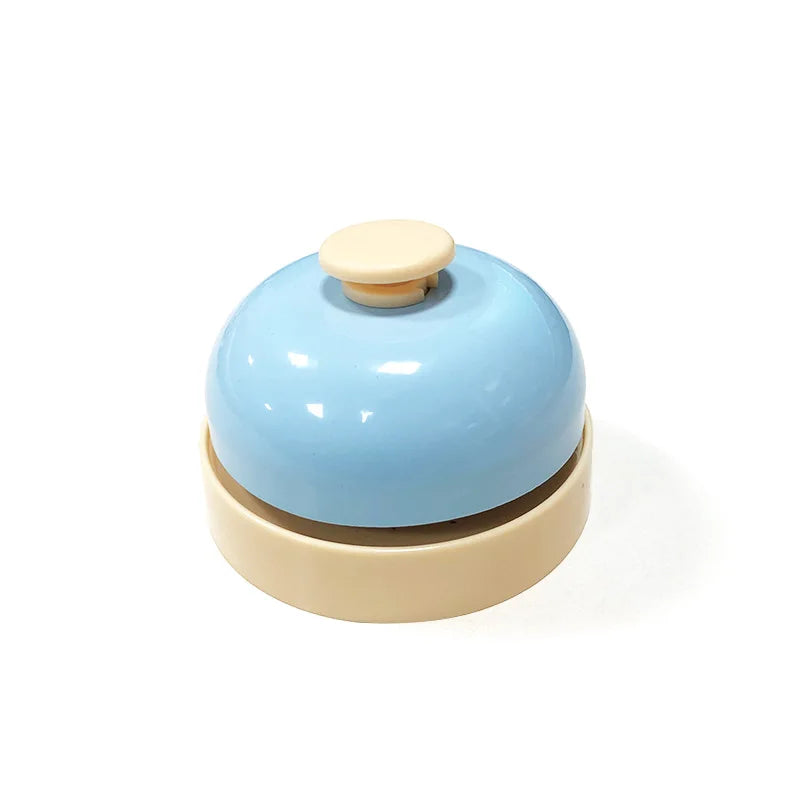 Dog Training Handbell – Pet Dinner Calling Clap Bell Toy Dog Training Bell Axl blue