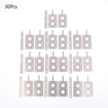 30 Pcs 18650 Battery Nickel Sheets for Spot Welding | 5 Sets Battery Nickel Strips Axl A1