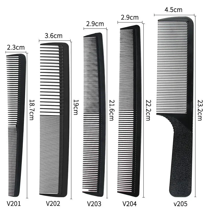 5-Piece Anti-Static Heat-Resistant Hair Comb Set for Men & Women Hair Comb Set Axl