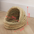 Hand Woven Grass Bird Nest for Parrots & Small Birds Bird Breeding Nest Axl A1