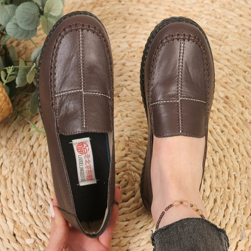 YBQJOO Women's Slip-On Loafers – Lightweight Casual Flat Shoes Women's Flat Loafers Axl