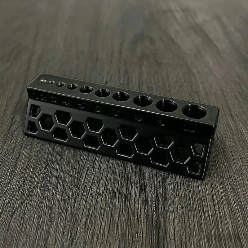 10-Hole PLA Punch Guide Jig – Precise DIY Hole Positioning Craft Punch Jig Axl Black