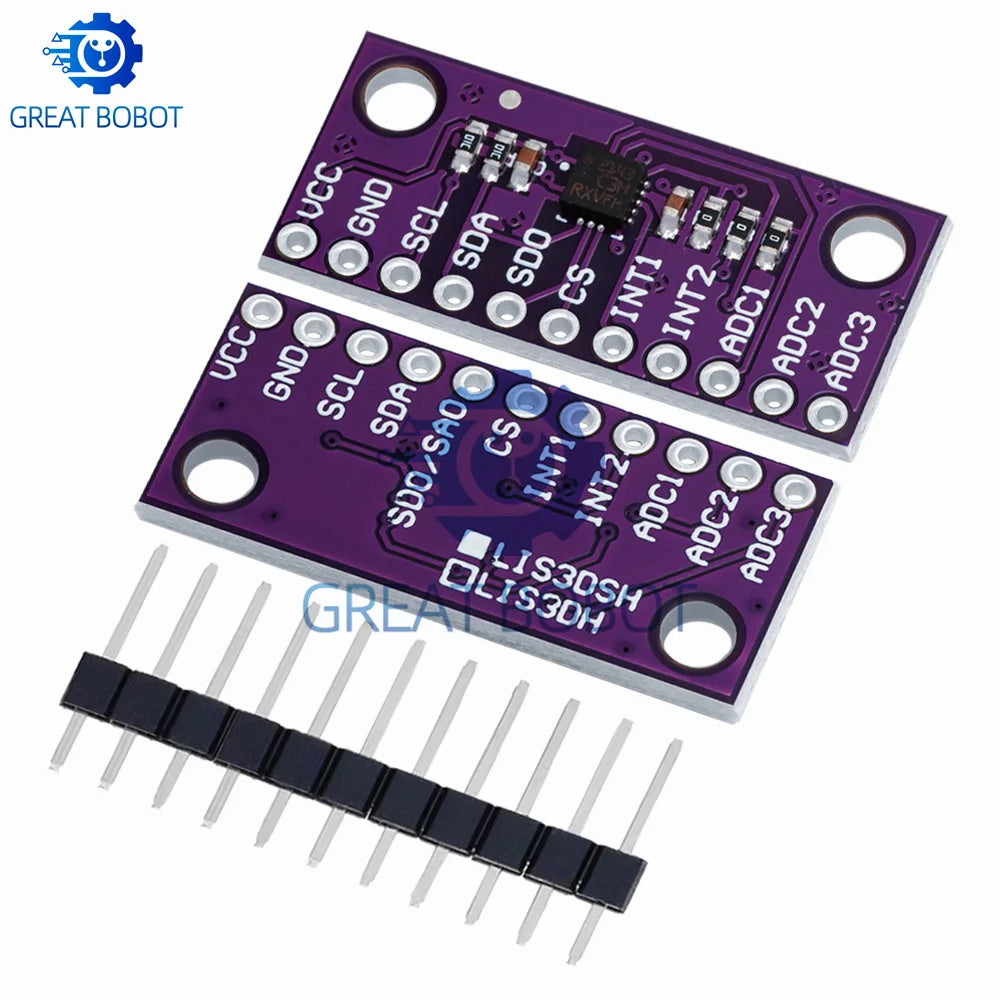 LIS3DSH 3-Axis Accelerometer Module for Arduino | Motion Sensor Accelerometer Module Axl
