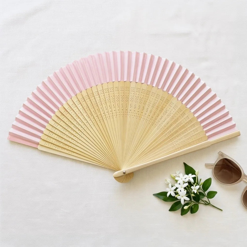 Chinese Bamboo Folding Fan – Elegant Portable Handheld Fan Bamboo Folding Fan Axl