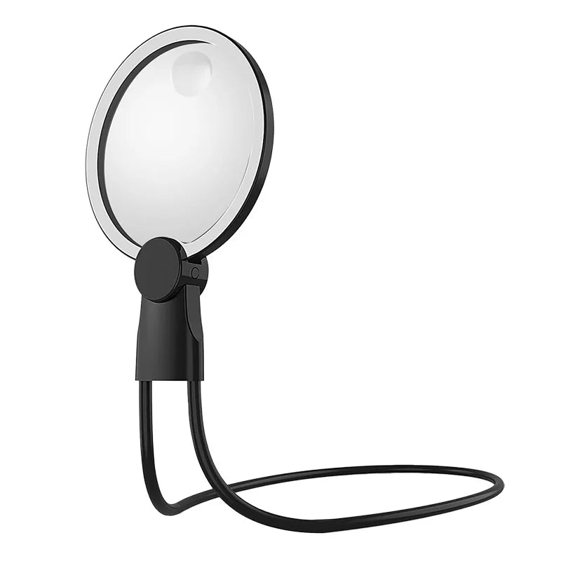 Hands-Free Neck Magnifying Glass 130mm | Cold & Warm LED Light Neck Magnifier Axl