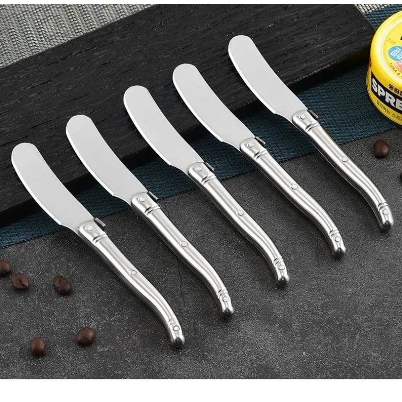 Laguiole Stainless Steel Butter Knife & Cheese Spreader Set Butter Knife Set Axl 6pcs