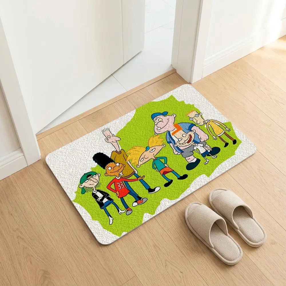 Hey Arnold Diatomite Bath Mat – Anti-Slip, Quick Dry Floor Mat Diatomite Bath Mat Axl White10 40x60cm