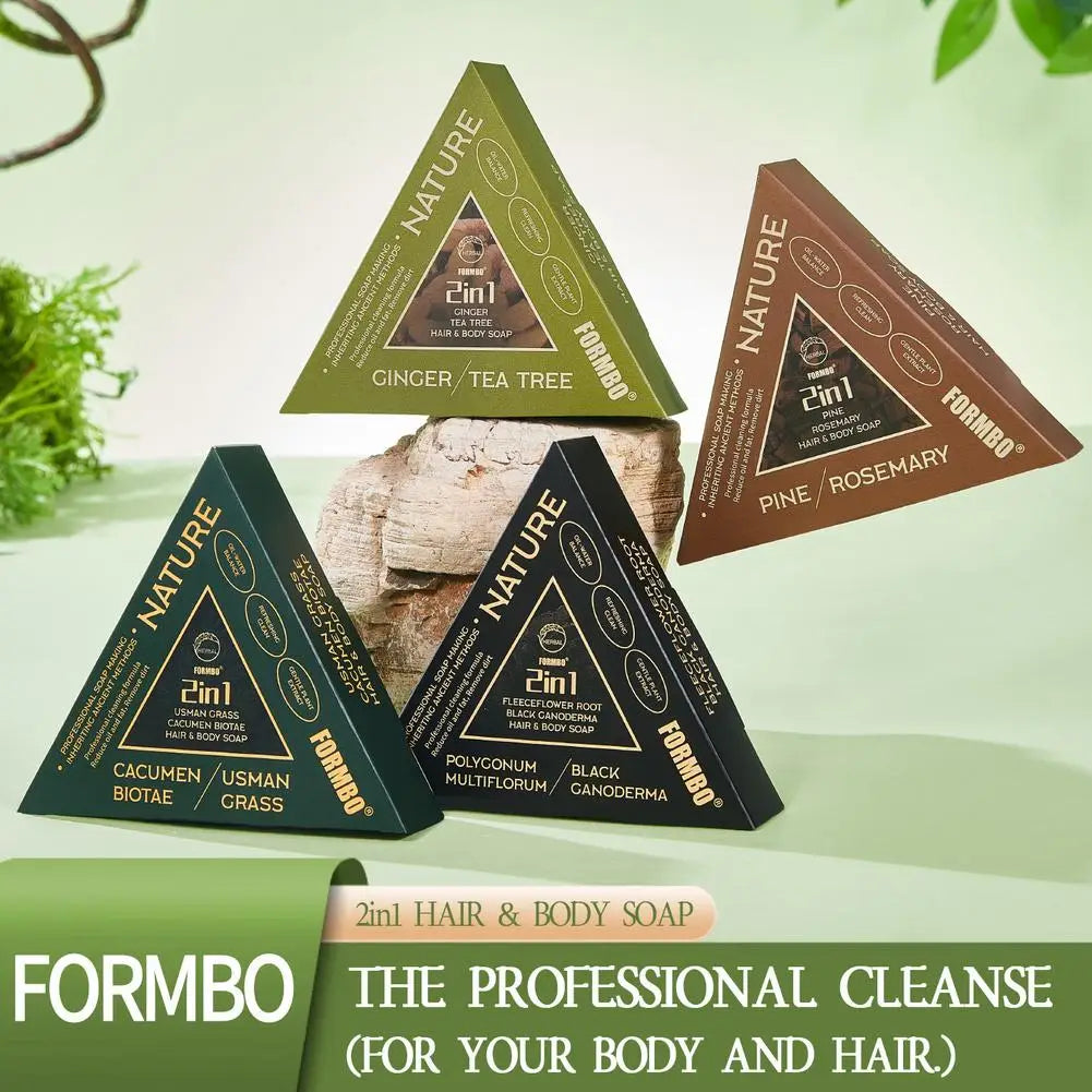 Herbal Shampoo Soap Bar – Platycladus & Grass Root Strengthening Herbal Shampoo Bar Axl