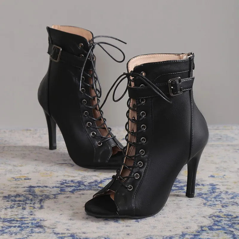 Women's Peep Toe Stiletto Sandals – High Heel Fashion Pumps Stiletto Heel Sandals Axl