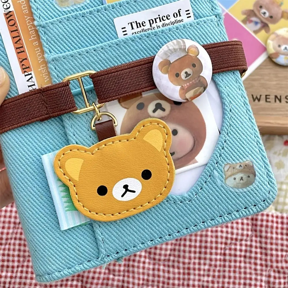 Cute Bear Notebook Strap – Adjustable Elastic Band for Journals Notebook Strap Axl