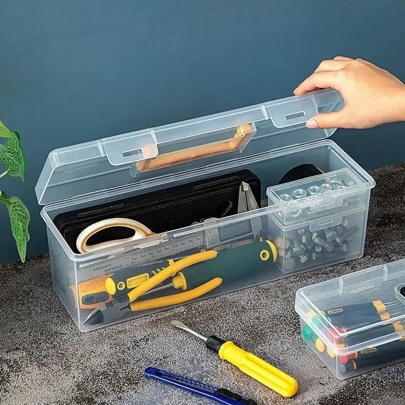 7-Piece Multi-Compartment Tool Parts Storage Organizer Box Parts Organizer Box Axl