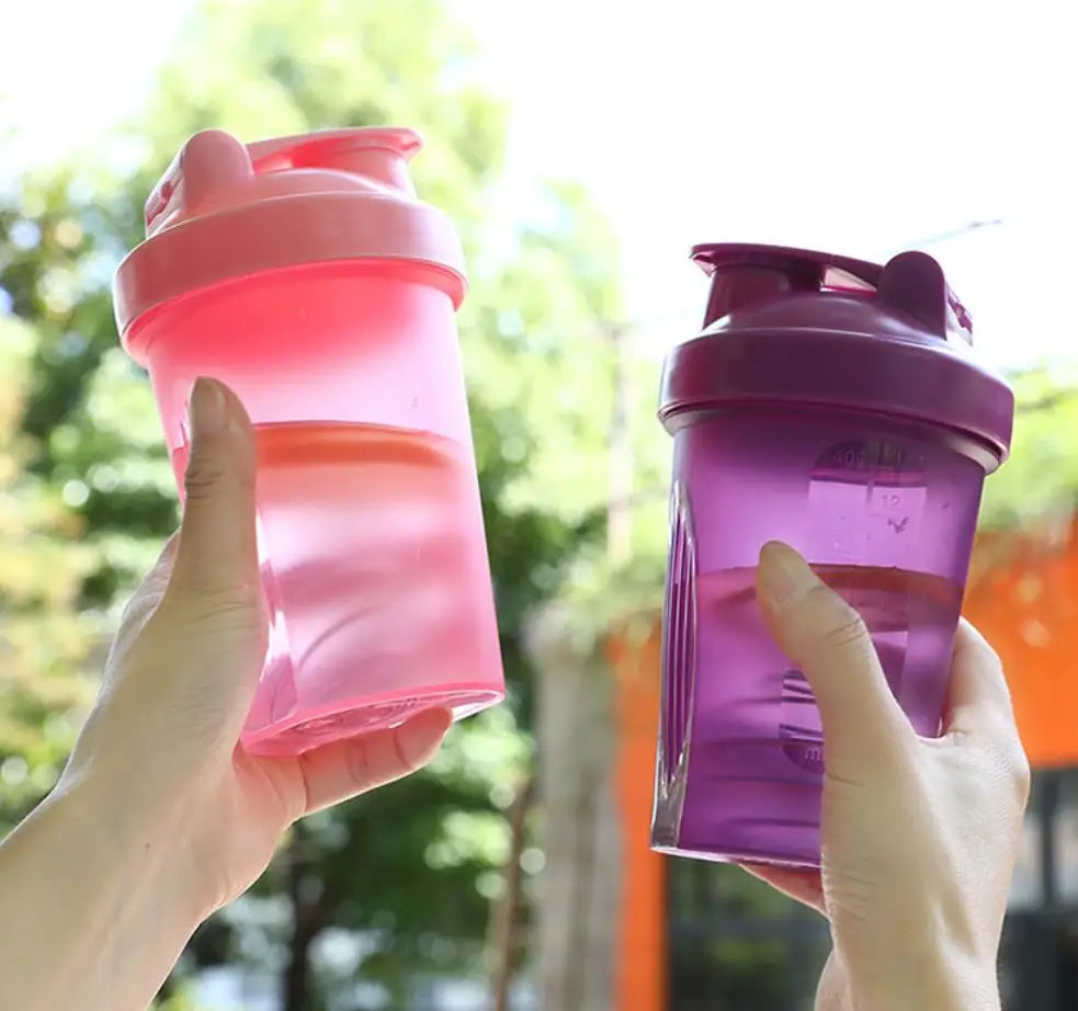 Leeseph 400ml Leak-Proof Shaker Bottle with Mixing Ball Protein Shaker Bottle Axl