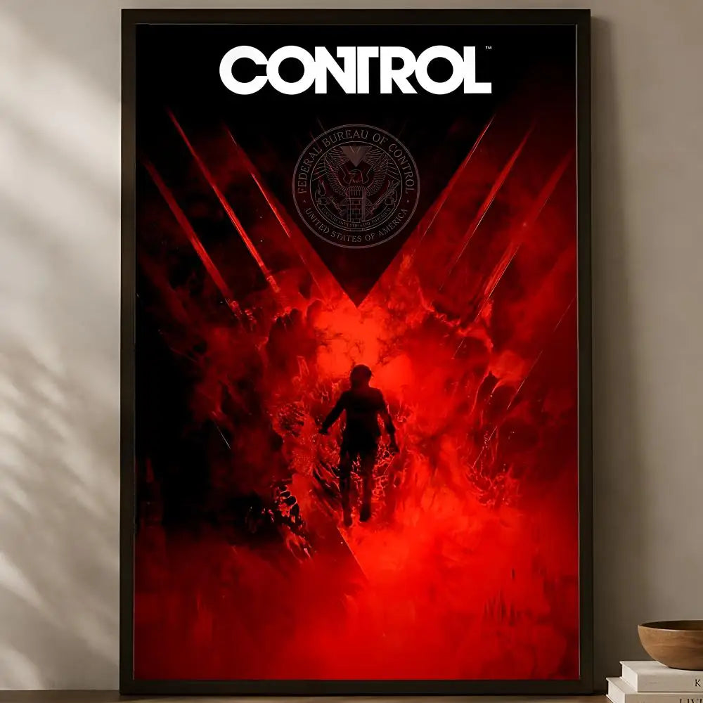 Game Controller Self-Stick Wall Poster – HD Waterproof Decor Wall Art Poster Axl White01 15X20cmNoframe