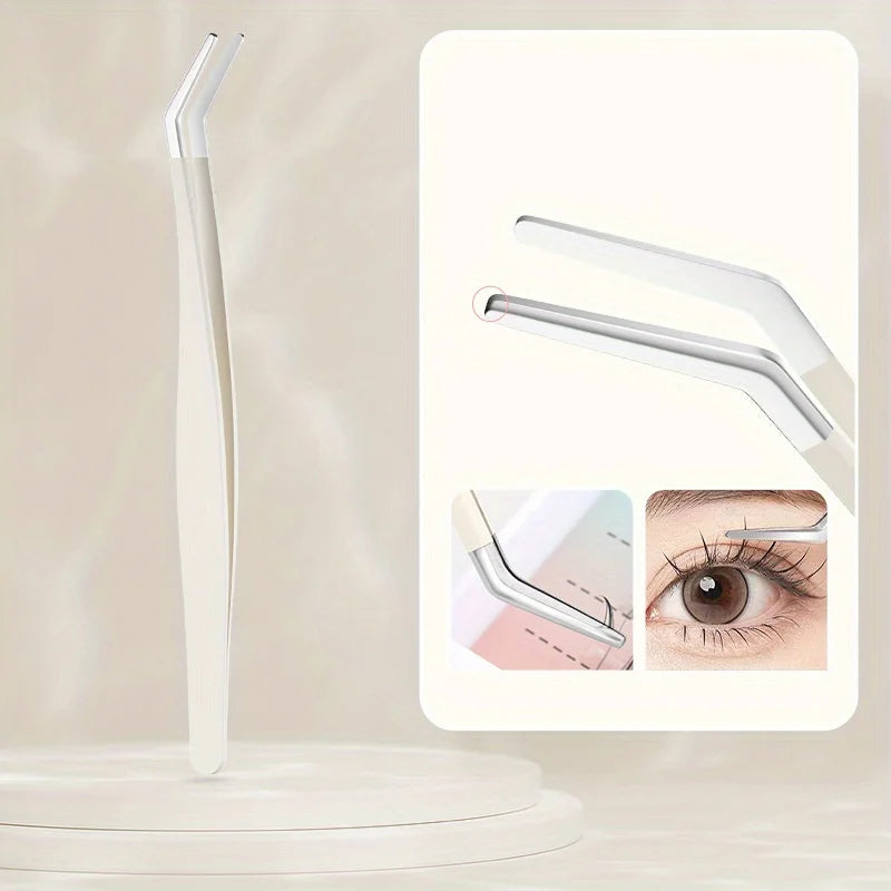 Curved Eyelash Applicator Tweezers – DIY Lash Tool Eyelash Applicator Tool Axl Long