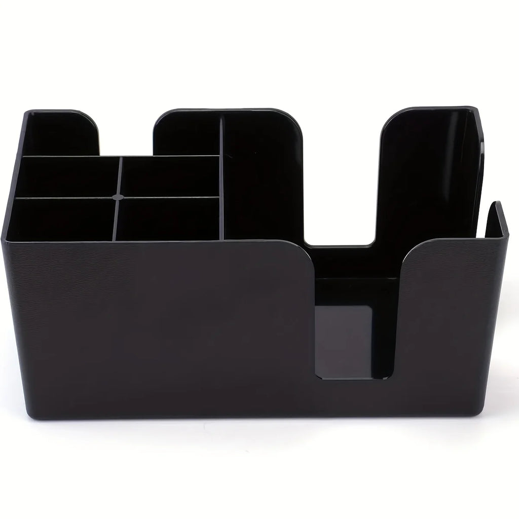 6-Compartment Bar Caddy – Plastic Napkin & Barware Organizer Bar Caddy Organizer Axl