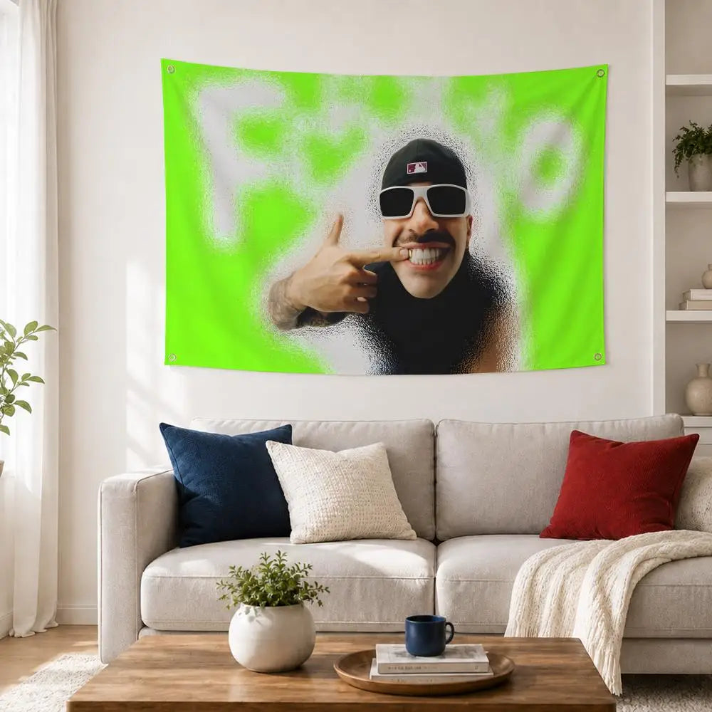 Feid Ferxxo Fan Flag – Wall Art & Concert Banner | 6 Sizes Fan Wall Flag Axl