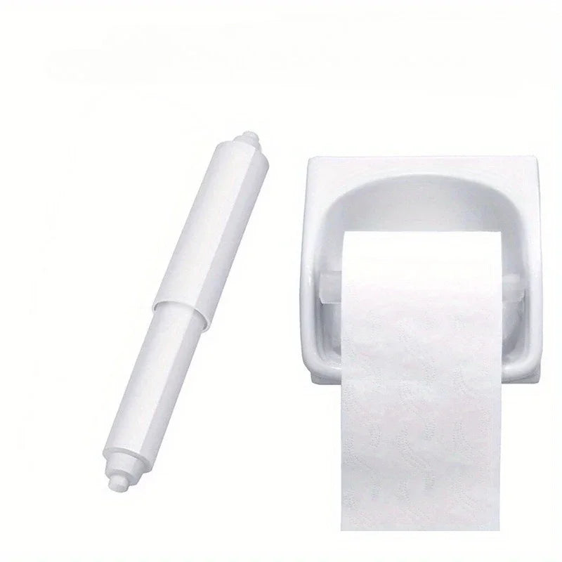 Spring-Loaded Toilet Paper Holder – Tool-Free Auto Replace Toilet Paper Holder Axl