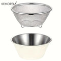 KEMORELA 2-in-1 Stainless Steel Colander & Strainer Set Colander & Strainer Axl 14cm B