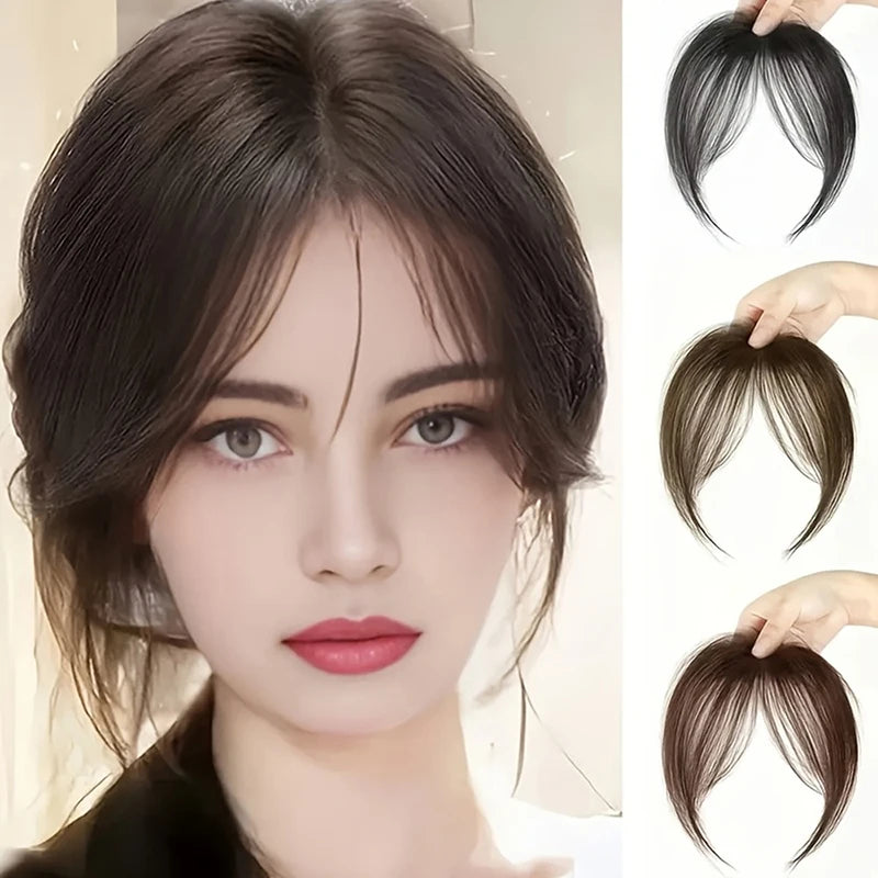 Synthetic Wig Bangs Clip-In Hair Extensions for Women Clip-In Hairpiece Axl