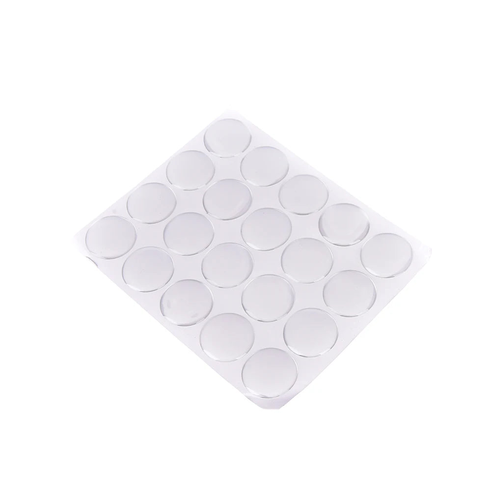 100PCS 1" Round Clear Epoxy Dome Stickers – 3D Bottle Cap Circles Epoxy Dome Stickers Axl