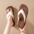 Women's Non-Slip Flat Slides – Beach & House PVC Slippers Flat Slide Sandals Axl WHITE 38-39