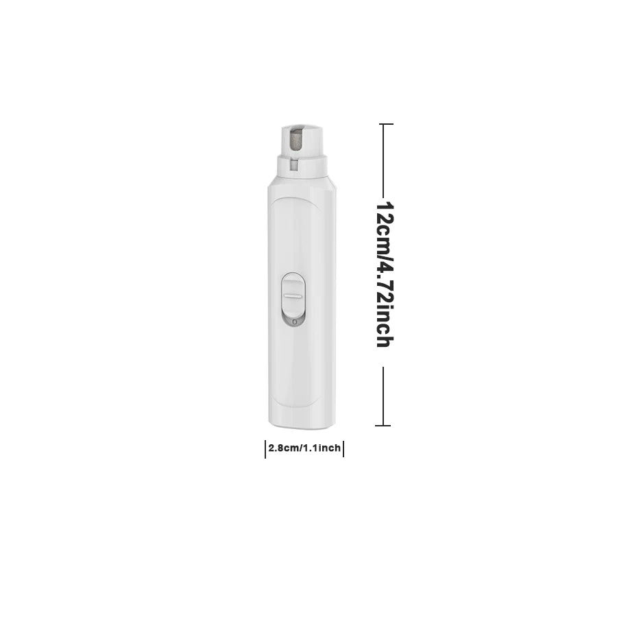 Electric Pet Nail Grinder for Cats & Dogs – Battery Powered Pet Nail Grinder Axl