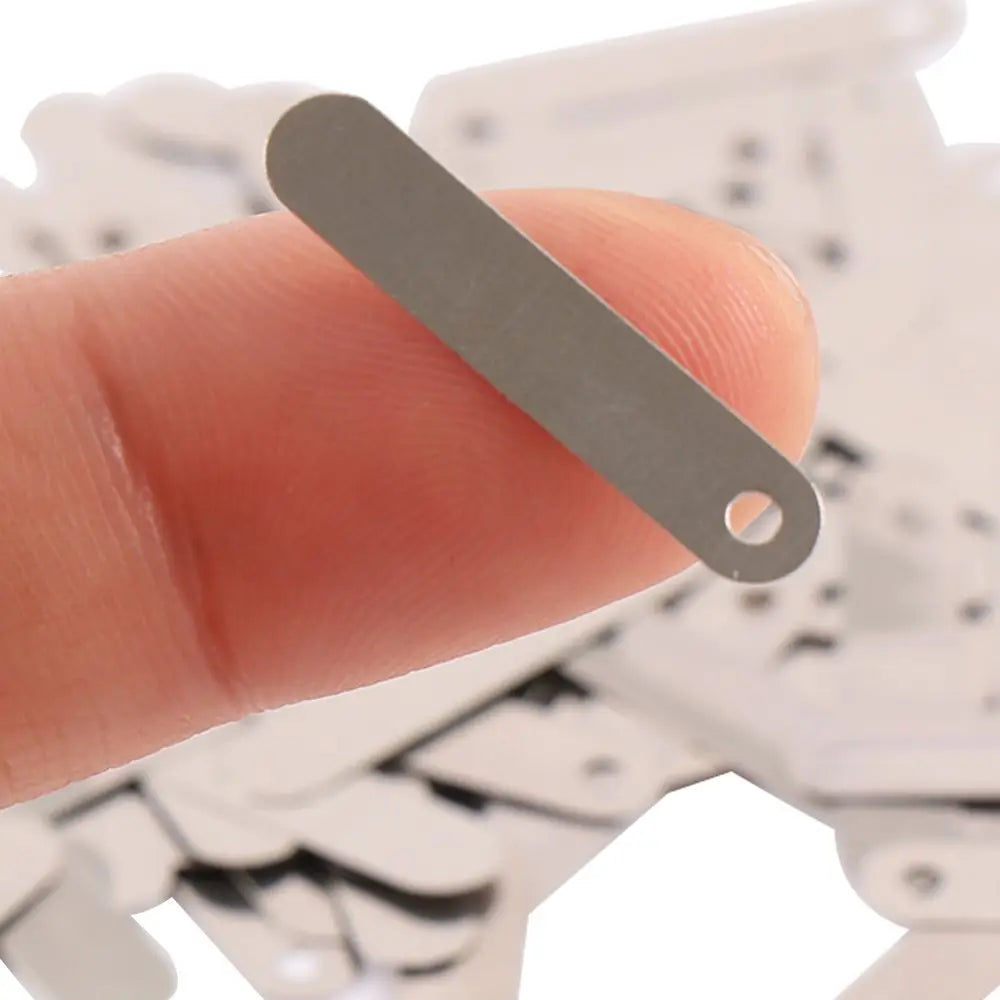 Nickel Plated Solder Tabs for 18650 14500 Sub C Batteries 100Pcs Battery Solder Tabs Axl